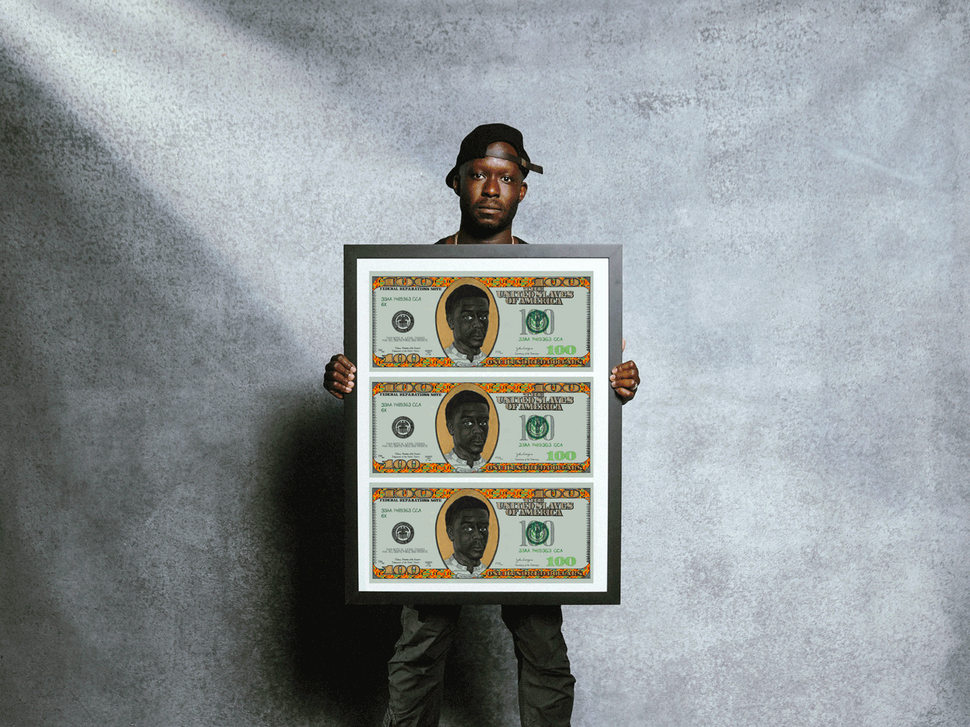 Incarcerated Dollar Bills Prints | Black Stacks Art Collection by Andre ...