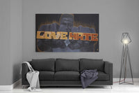Canvas Art Print of Radio Raheem portrait on Blck Prism. Buy Black Art Online.
