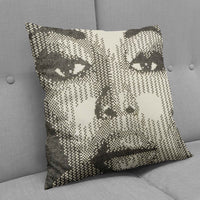 Black beauty art influenced throw pillows to bless your couch. Blck Prism brings you Black art inspired lifestyle products. 
